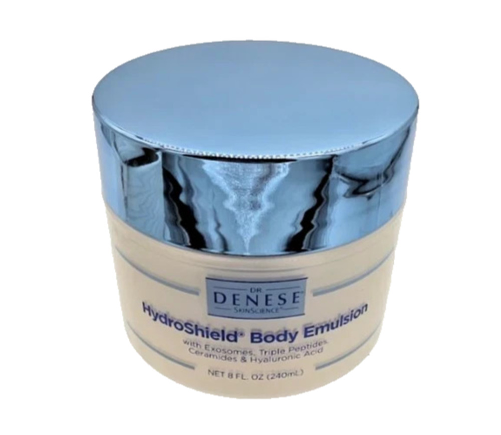 Dr. Denese HydroShield Body Emulsion Moisturizer w/ HA Peptides 240ml/8floz NWOB